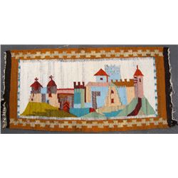 Rug, Decorative of European Village  (83512)