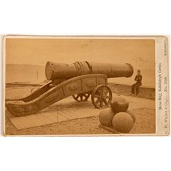 CDV Photo of Cannon Mons Meg Edinburgh, Scotland  (117283)