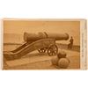 Image 1 : CDV Photo of Cannon Mons Meg Edinburgh, Scotland  (117283)