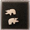 Image 1 : Alaska Walrus Tusk Cuff Links of Polar Bears (slightly erotic!)  (118203)
