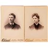 Image 1 : Clinch of Grass Valley Fame, Cabinet Card Pair     (118155)