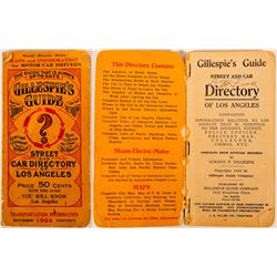 Gillespie's Guide Street and Car Directory Los Angeles  (117298)