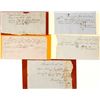Image 1 : Five Manuscript Rhodes & Lusk Checks/Drafts  (56066)