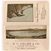 Image 1 : San Diego Folding Trade Card Shows San Diego Bay from Point Loma  (118316)