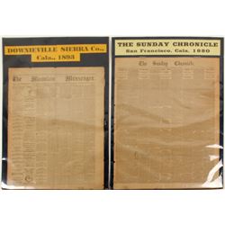 Two California Newspapers  (61225)