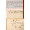 Image 1 : Three Early California Handwritten Receipts  (56062)
