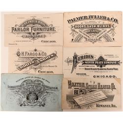 Six Printers' Proofs of Business Cards  (118080)