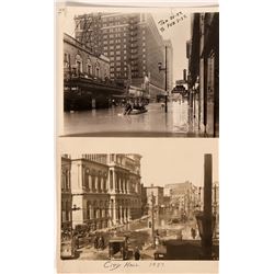 Two Photographs of 1937 Louisville Flood (Ohio River)  (116144)