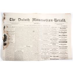 1876 Duluth Newspaper  (63909)