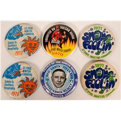 St. Paul Winter Carnival pinbacks   (118013)