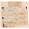 Image 1 : Nine Unique and Rare Eureka, Nevada Checks  (59450)