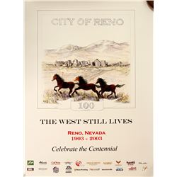 Reno, NV City Centennial Poster  (60806)