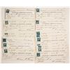 Image 1 : 20 Territorial Virginia City, Nevada Checks signed by Charles Strong  (77516)