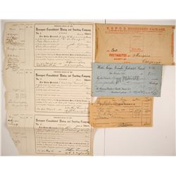 Nevada Ephemera incl. John P. Jones Piece  (77511)