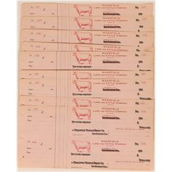 Mansfield Land & Cattle Company Checks  (113255)