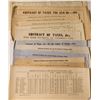 Image 1 : Otsego NY Abstract of Taxes 1840-1864 Assortment  (54328)