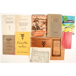 Misc. Utah Pamphlets (10)  (86463)