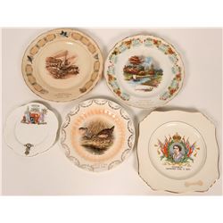 Canadian Souvenir Plates  (119546)