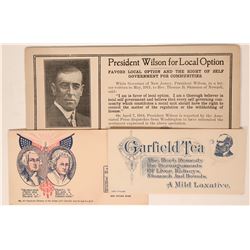 Presidential Advertising Blotters (3)  (118303)