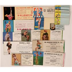 Nice Group of Pinup Girl Blotters (20)  (118300)