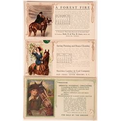 Horse Racing Advertising  Blotters (3)  (118335)