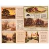 Image 1 : Group of Landscape Art Blotters Including Four By W.M. Sanford, Artist  (118355)