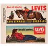 Image 1 : Levi Strauss Advertisement Blotters (2)  (118332)