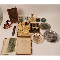 Box of Antiques and Collectibles  (116554)