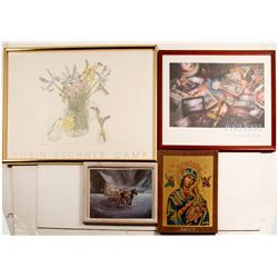 Framed pictures (4)  (86848)