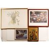 Image 1 : Framed pictures (4)  (86848)