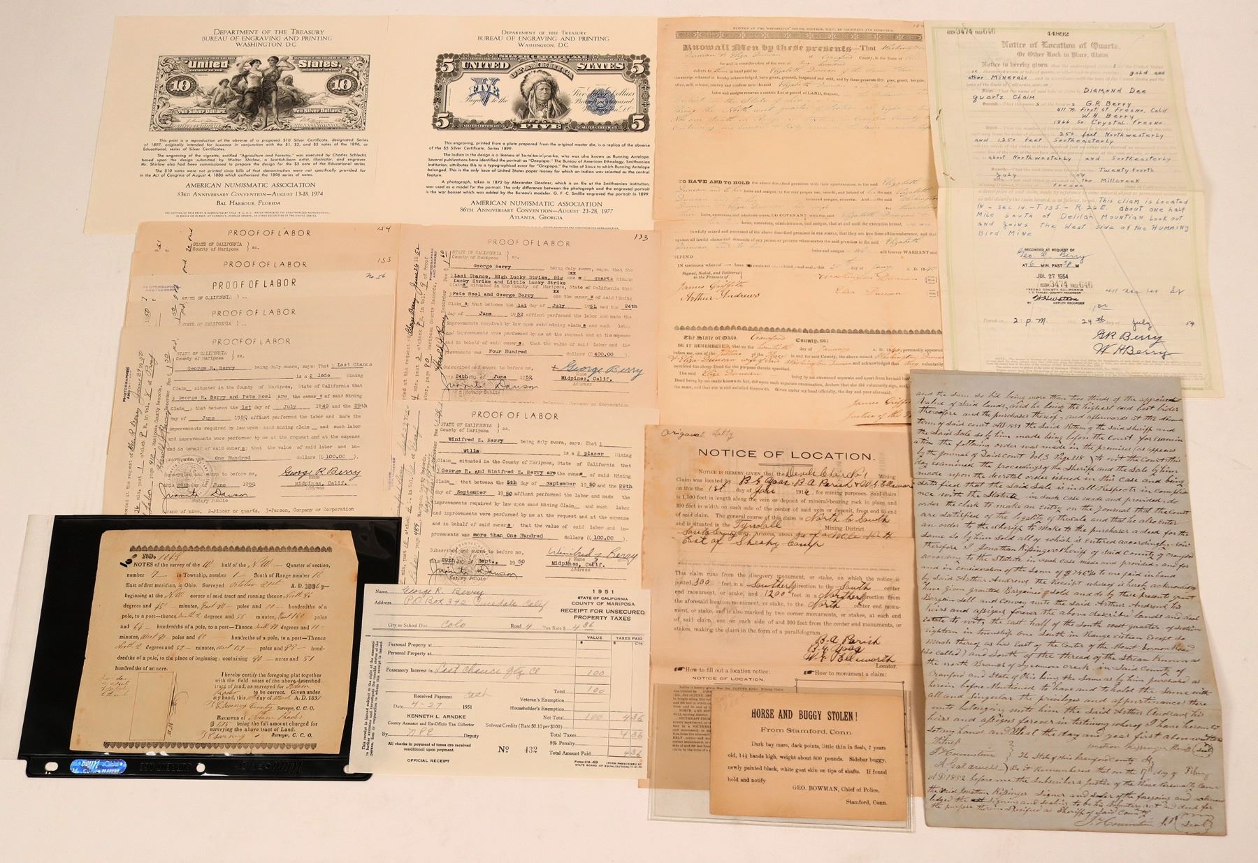 Historical U.S. Documents (117352) - Holabird Western Americana Collections