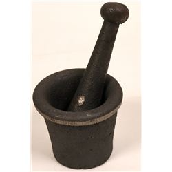 Small Cast Iron Mortar & Pestle Reproduction  (117372)