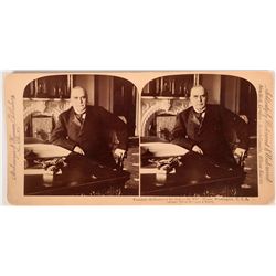 Stereoview photo of President McKinley at his WH desk  (118000)