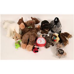 Stuffed Plush Animals, Assorted   (119623)