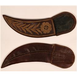 Vintage Leather Knife Sheath  (120058)