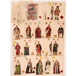 Tuck " Kings & Queens of England" Postcards (27)  (111699)