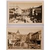 Image 1 : Ketchikan Alaska Real Photo Post Cards, set of two; Dock street and City Banner  (119568)