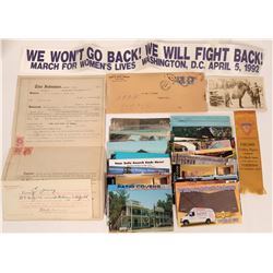 Fresno Area RPC Postcards and Ephemera  (118099)