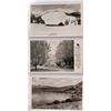 Image 1 : Tioga Lodge, Mono Lake and Snow Scene of Galena Set of 3, Real Photo Postcards  (119930)