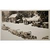 Image 1 : Baxters Hotel, Tahoe, Real Photo Postcard , early 1900s, snow covered mountiain town  (119933)