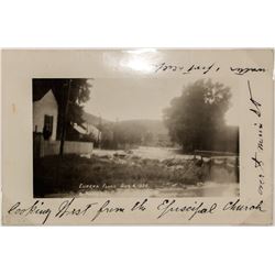 1926 RPC of a flood in Eureka, Nevada  (99348)