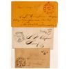 Image 1 : Three stampless covers  (60963)