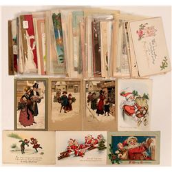 Massive Christmas Grouping Including Clapsaddle's & Brundage's Postcards (69)  (111736)