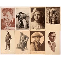 Cowboy Actors Postcards (8)  (111718)