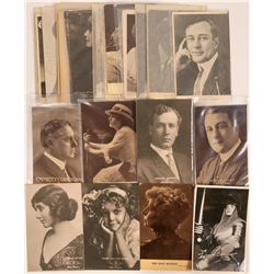 Big Lot of Early Hollywood Stars Postcards (41)  (111721)