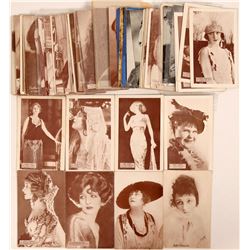 Large Hollywood Stars Batch of Postcards (65)  (111723)