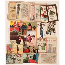 Lot of Humorous Postcards (32)  (111697)