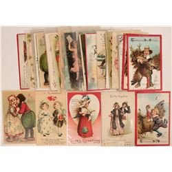 Nice Valentine Grouping Including Tuck's, Clapsaddle's & Brundage's Postcards (36)  (111735)