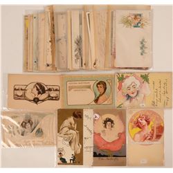 Victorian & Art Deco Women Postcards (41)  (111727)