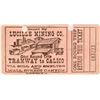 Image 1 : Lucille Mining Co. Ticket  (119101)